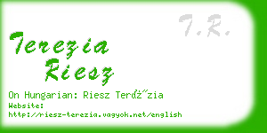 terezia riesz business card